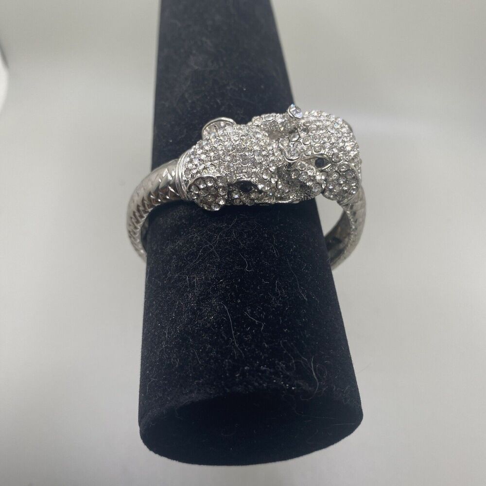 Vintage "Natasha" Rhinestone Elephant Bracelet